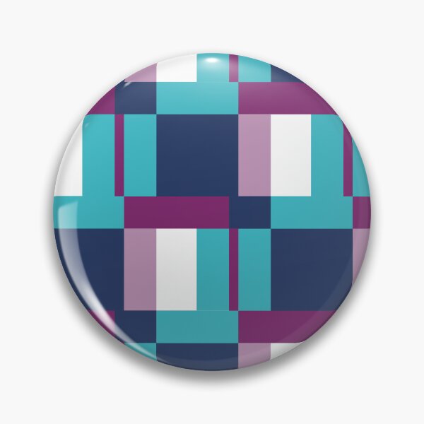 Item preview, Square Structures - Blue and Purple "Geometric Works" designed and sold by Istvan Ocztos.