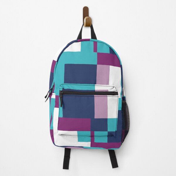 Item preview, Square Structures - Blue and Purple "Geometric Works" designed and sold by Istvan Ocztos.