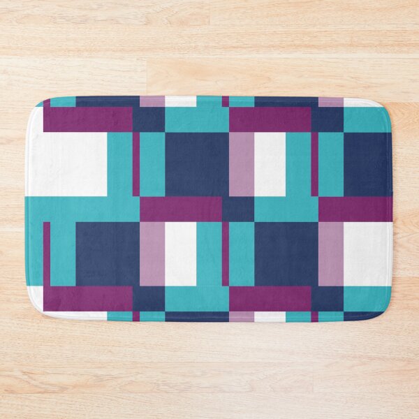 Item preview, Square Structures - Blue and Purple "Geometric Works" designed and sold by Istvan Ocztos.