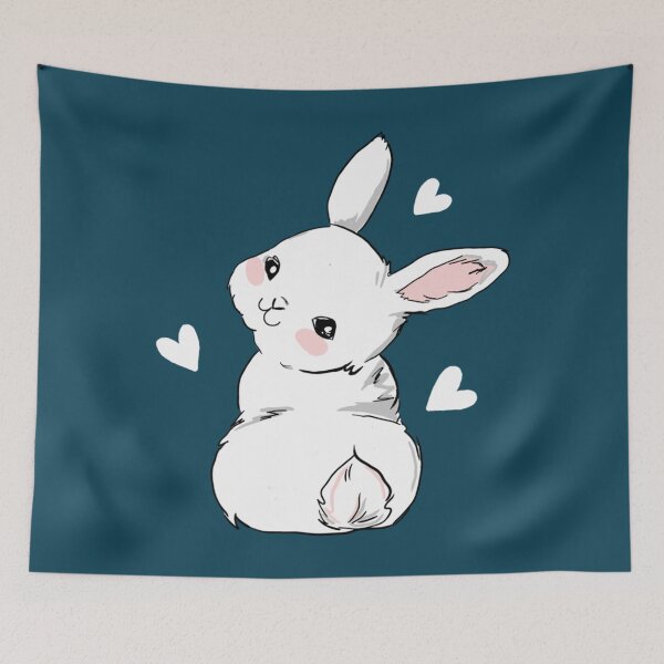 Item preview, White rabbit  designed and sold by CecilQuitzon.