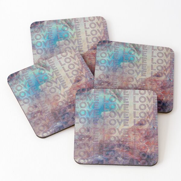 Item preview, love,repeatedly Lettering,vivid colored painting designed and sold by zzzozzo.