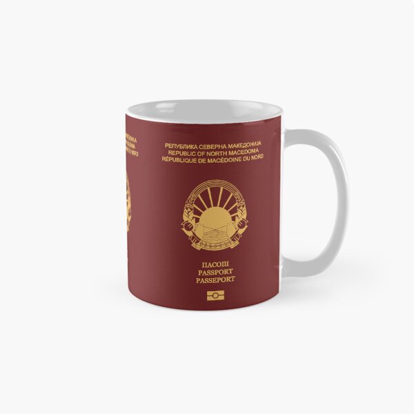 Item preview, North Macedonia passport designed and sold by Travellerz.