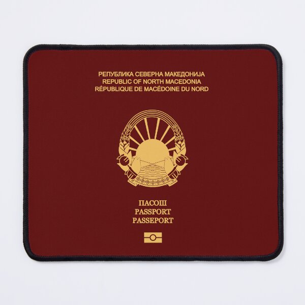Item preview, North Macedonia passport designed and sold by Travellerz.