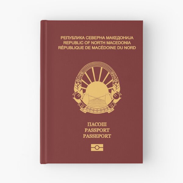 Item preview, North Macedonia passport designed and sold by Travellerz.
