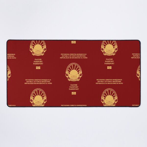 Item preview, North Macedonia passport designed and sold by Travellerz.