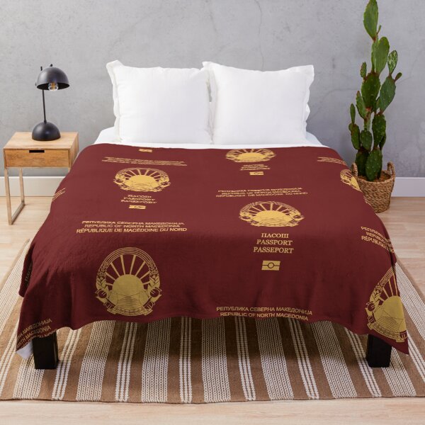 Item preview, North Macedonia passport designed and sold by Travellerz.