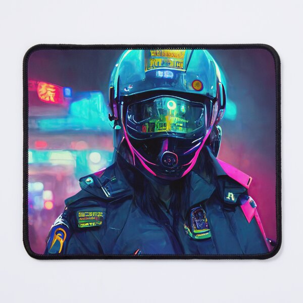 Item preview, Cyberpunk Police Officer designed and sold by kualio.