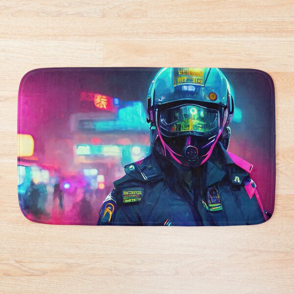 Item preview, Cyberpunk Police Officer designed and sold by kualio.