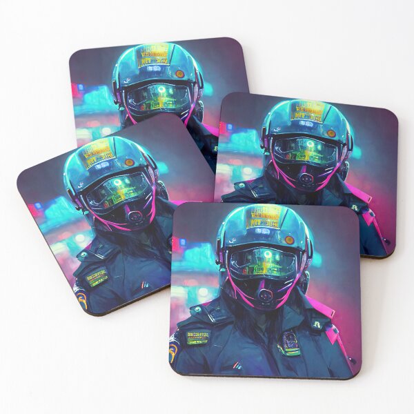 Item preview, Cyberpunk Police Officer designed and sold by kualio.