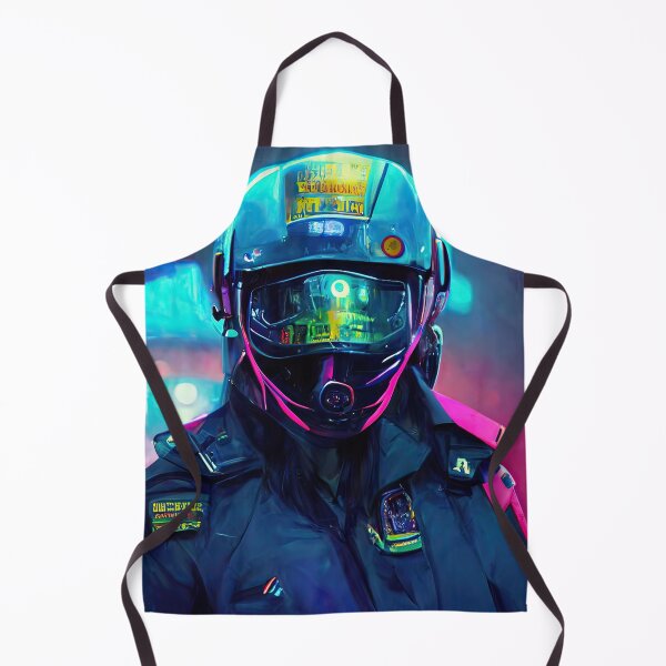 Item preview, Cyberpunk Police Officer designed and sold by kualio.