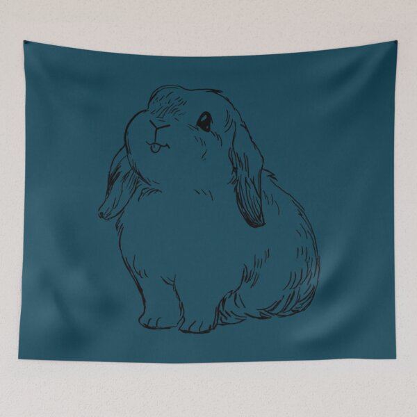 Item preview, White rabbit  designed and sold by CecilQuitzon.