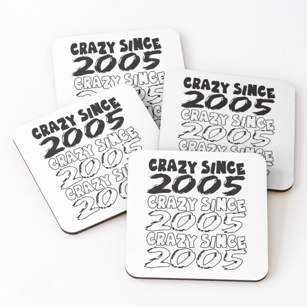 Item preview, Crazy Since 2005 For Men And Women Birthday designed and sold by Merchandiser099.