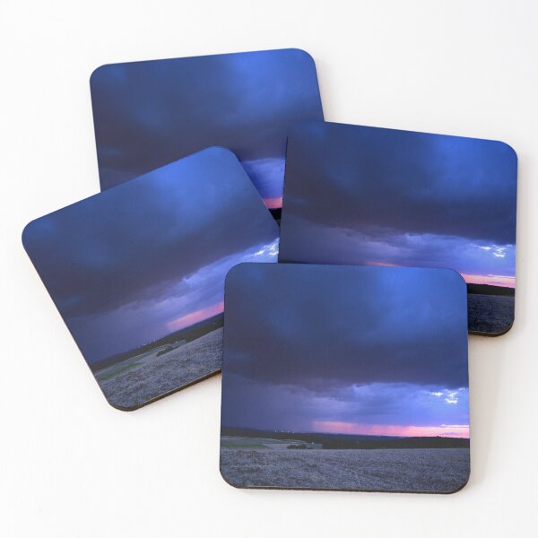 Item preview, Thunderstorm mood at sunset designed and sold by frankuffmann.