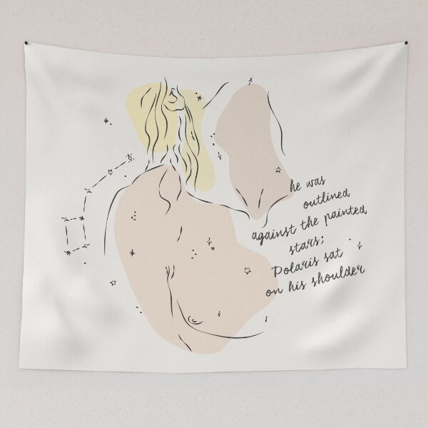 Item preview, he was outlined against the painted stars; Polaris sat on his shoulder designed and sold by Pinu92.