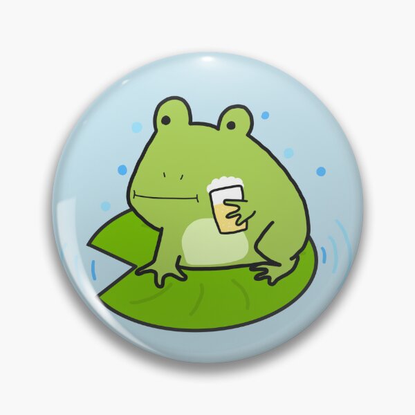 Item preview, Cheers Kanpai Beer Fogg Cute Kawaii Funny Meme Animal Art  designed and sold by Marinaaa010.