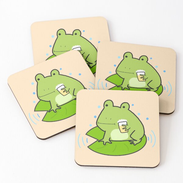 Item preview, Cheers Kanpai Beer Fogg Cute Kawaii Funny Meme Animal Art  designed and sold by Marinaaa010.