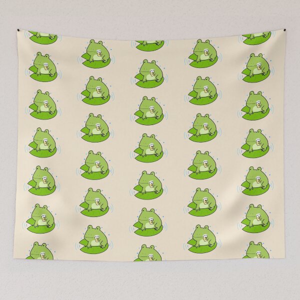 Item preview, Cheers Kanpai Beer Fogg Cute Kawaii Funny Meme Animal Art  designed and sold by Marinaaa010.