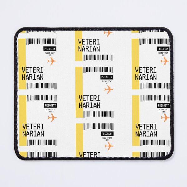 Artikelvorschau, FLUGZEUG TICKET TASCHE DESIGN TIERARZT entworfen und verkauft von aydapadi.