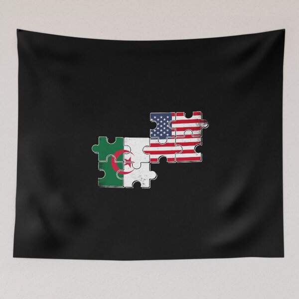 Artikelvorschau, Algerien USA Flagge Algerisch Amerikanisch entworfen und verkauft von max-it-out.
