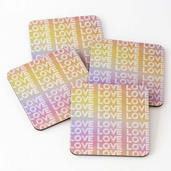 Item preview, love,repeatedly Lettering,vivid colored painting,rainbow-colored,reflet  designed and sold by zzzozzo.