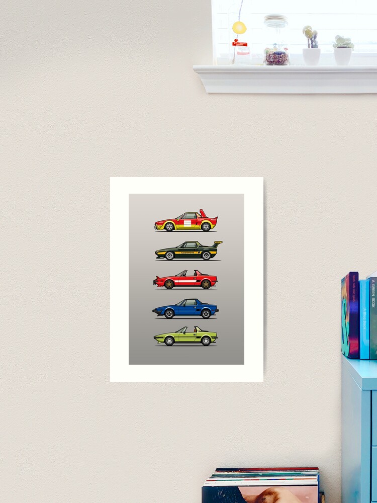 Modern Euro Icons Series FIAT Panda (Tipo 141) Art Print for Sale by  monkeycom