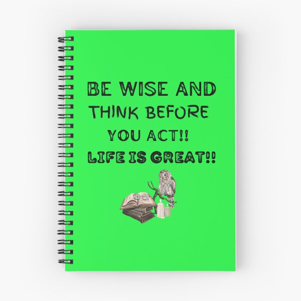 Item preview, Be wise and think before you act designed and sold by RonelM.