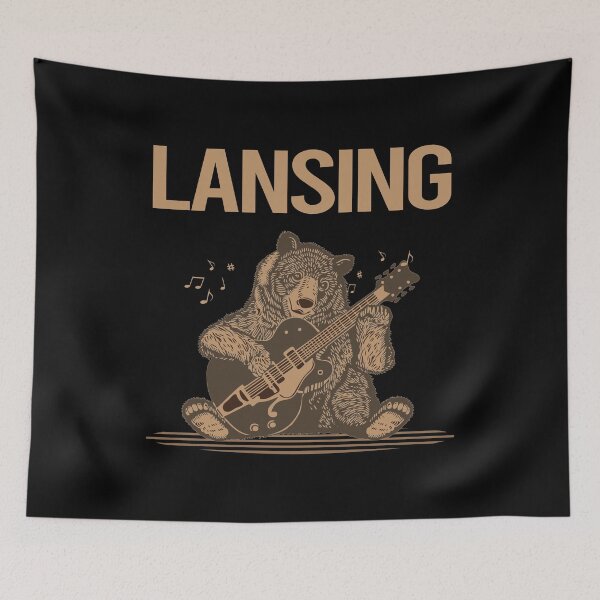 Item preview, Bear With Guitar Lansing designed and sold by hurseslossb.