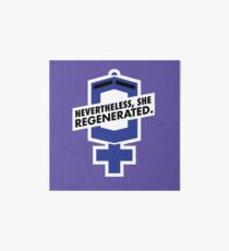 Nevertheless, She Regenerated. Art Board