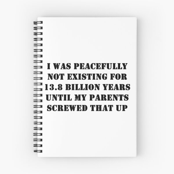 Item preview, I Was peacefully not existing for 13.8 billion years designed and sold by ValentinaHramov.