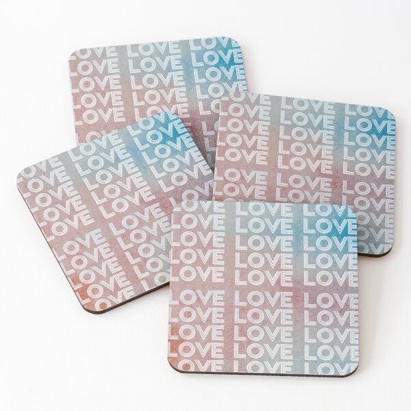 Item preview, love,repeatedly Lettering,vivid colored painting,rainbow-colored,reflet  designed and sold by zzzozzo.