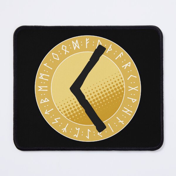 Item preview, Viking Runes and Runic Symbols - Kenaz (Fire) designed and sold by iscaStudioArt.