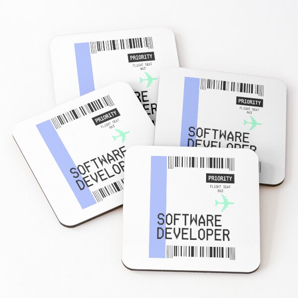 Item preview, PLANE TICKET POCKET DESIGN SOFTWARE DEVELOPER designed and sold by aydapadi.
