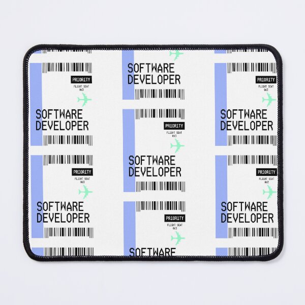 Item preview, PLANE TICKET POCKET DESIGN SOFTWARE DEVELOPER designed and sold by aydapadi.