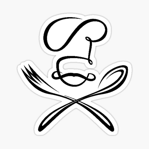 El cocinero Pegatina
