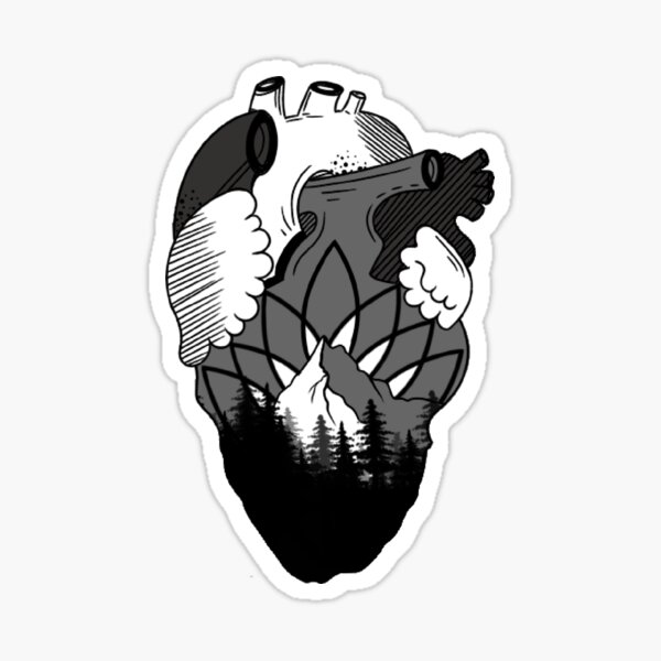 Wanderer's Heart Sticker