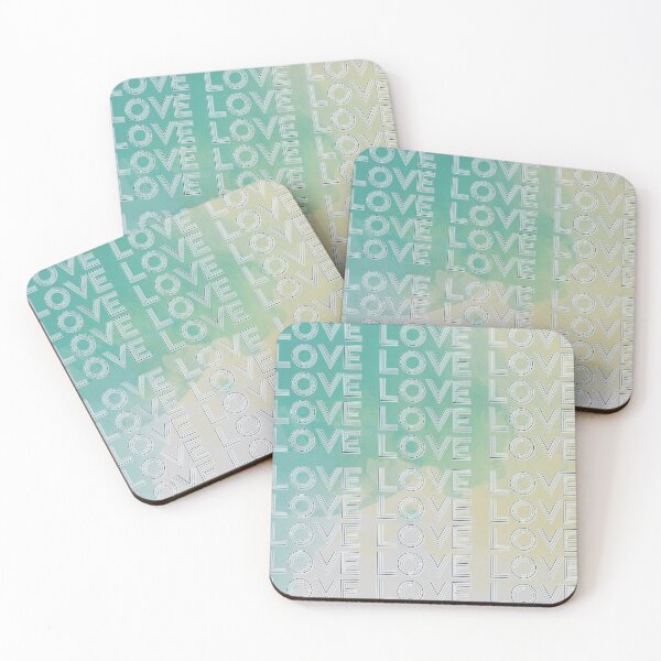 Item preview, love,repeatedly Lettering,green colored painting designed and sold by zzzozzo.