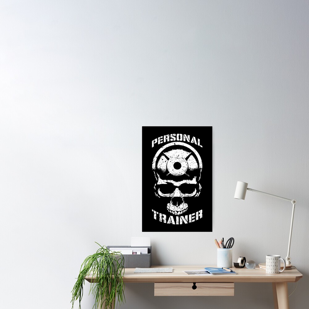Personalized Gym Skull Train Like A Beast Dumbbell Area Rug, Home