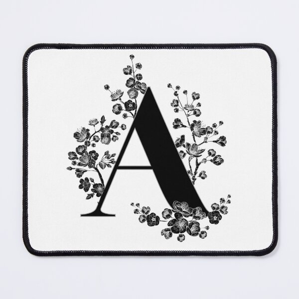 Item preview, Elegant Floral Letter A Initial designed and sold by adlibmaria.