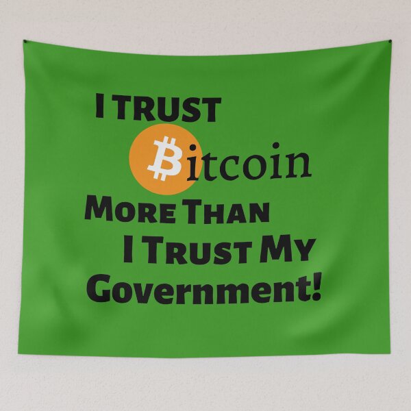 Item preview, I Trust Bitcoin designed and sold by AtBlk Products.