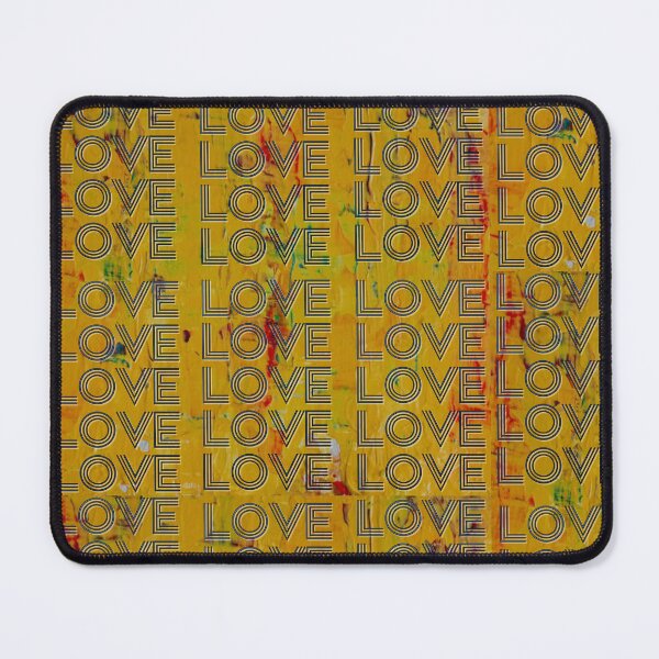 Item preview, love,repeatedly Lettering,yellow colored painting designed and sold by zzzozzo.