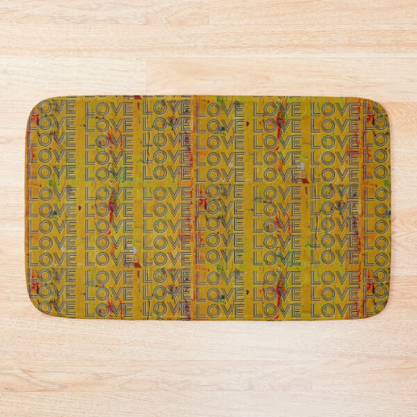 Item preview, love,repeatedly Lettering,yellow colored painting designed and sold by zzzozzo.