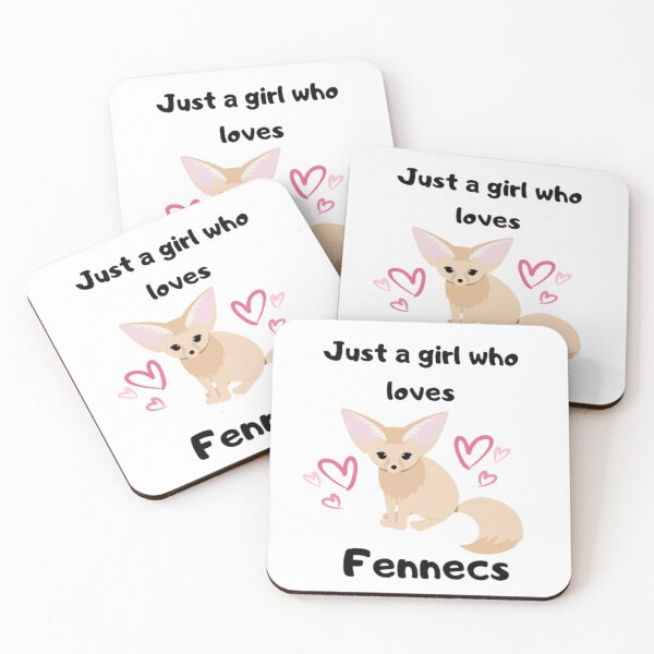 Aperçu de l'œuvre JUSTE UNE FILLE QUI AIME LES FENNECS créée et vendue par KatisDesign.