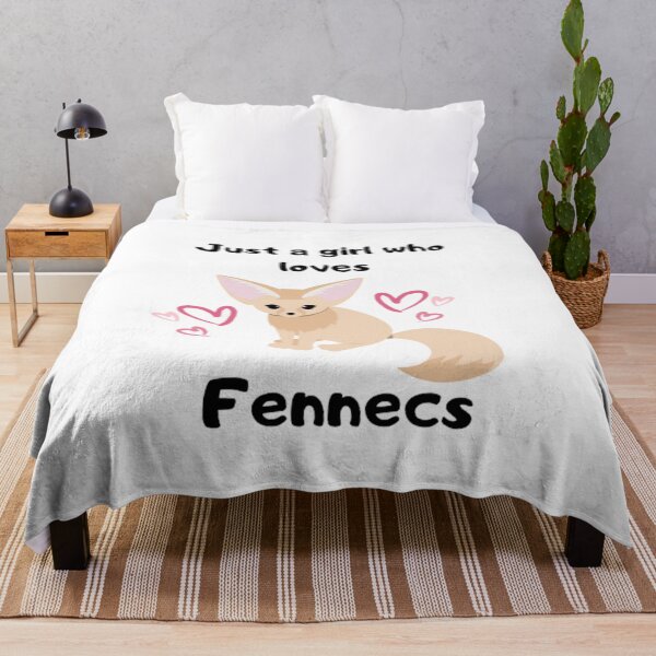 Item preview, JUST A GIRL WHO LOVES FENNECS designed and sold by KatisDesign.