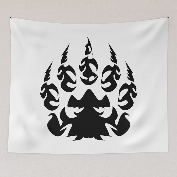 Item preview, Tribal - Bear Paw designed and sold by Gumless.