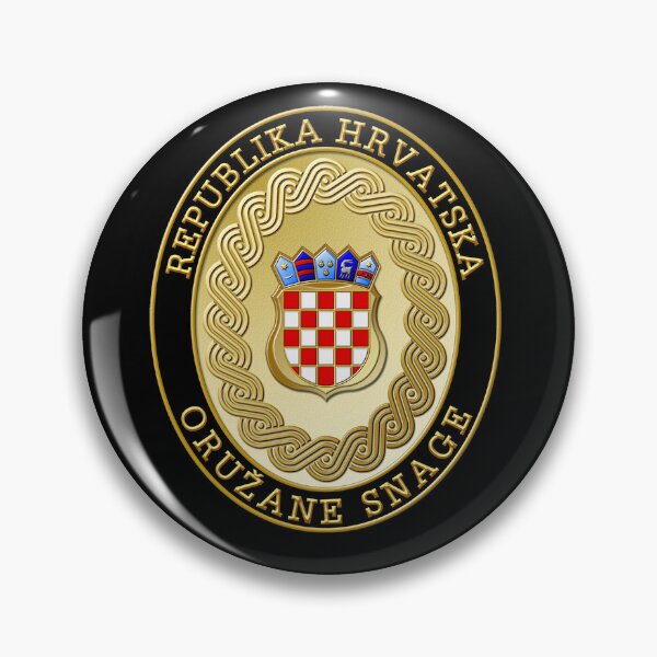 Item preview, Croatia army badge/label designed and sold by Croatia-Shop.