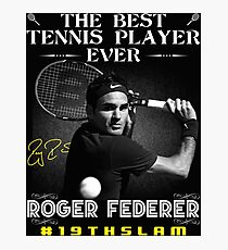 Roger Federer Der beste Tennisspieler Fotodruck