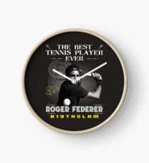 Roger Federer The Best Tennis Player Clock