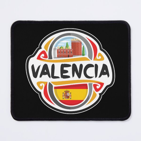 Item preview, Valencia Spain Flag Badge Travel Souvenir Stamp designed and sold by TeeHome.