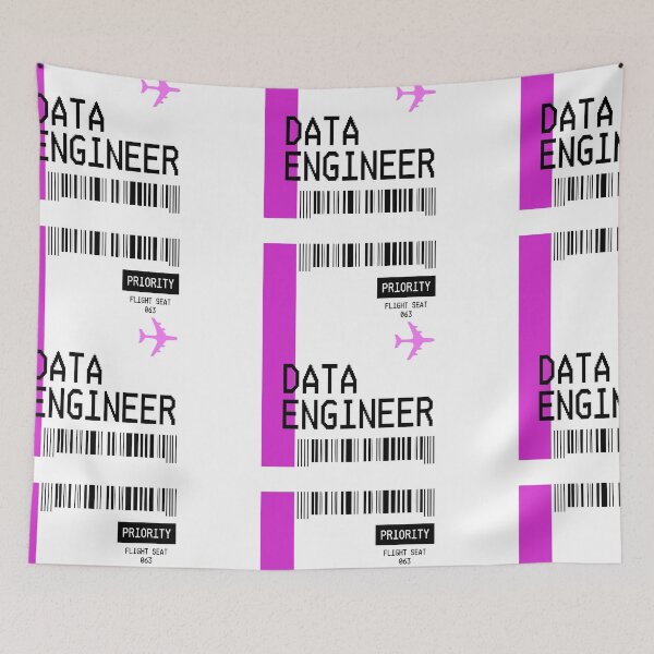 Item preview, PLANE TICKET POCKET DESIGN DATA ENGINEER designed and sold by aydapadi.