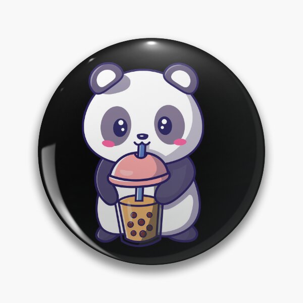 Item preview, Cute kawaii Panda loves bubble tea designed and sold by Artistusha.